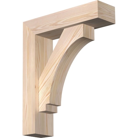 Imperial Block Smooth Bracket W/ Offset Brace, Douglas Fir, 5 1/2W X 20D X 24H